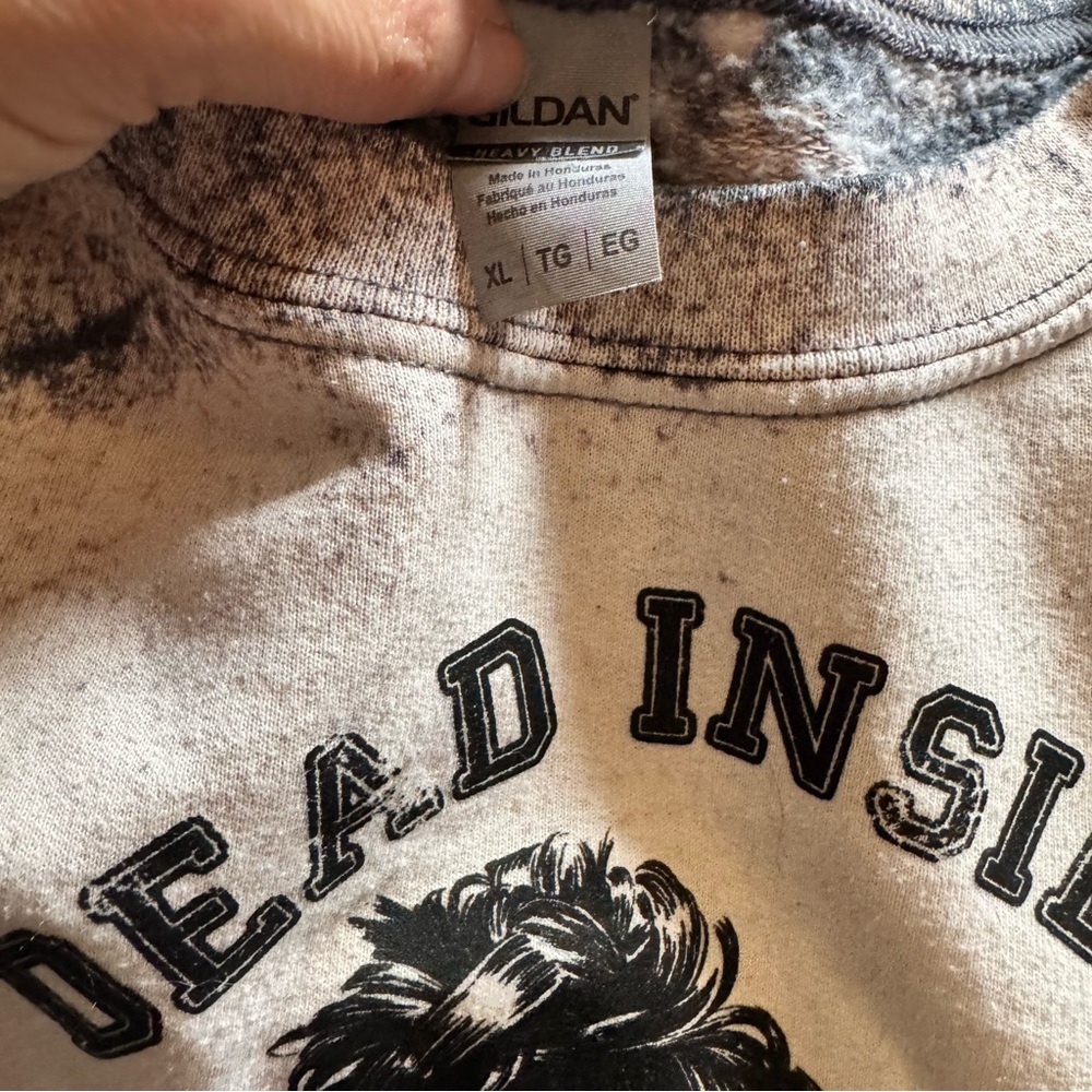 Graphic Black and White Sweatshirt - Picture 5 of 5